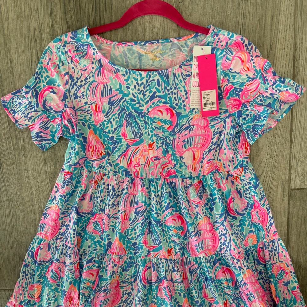 Lilly Pulitzer Jodee Dress, Multi color in Treasure Trove, X- Small, NWT - Picture 4 of 5